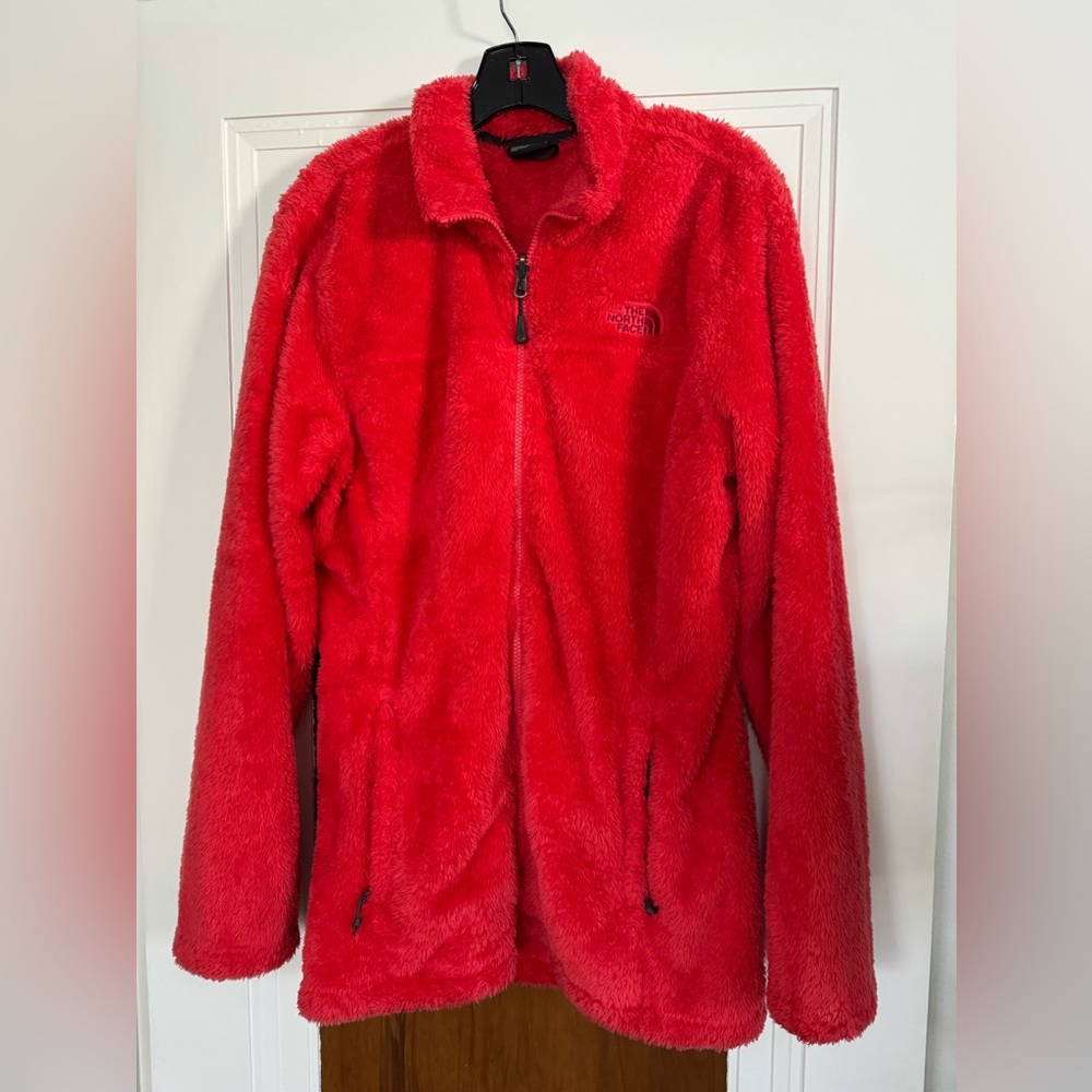 The North Face Women's Vibrant Red Teddy Jacket